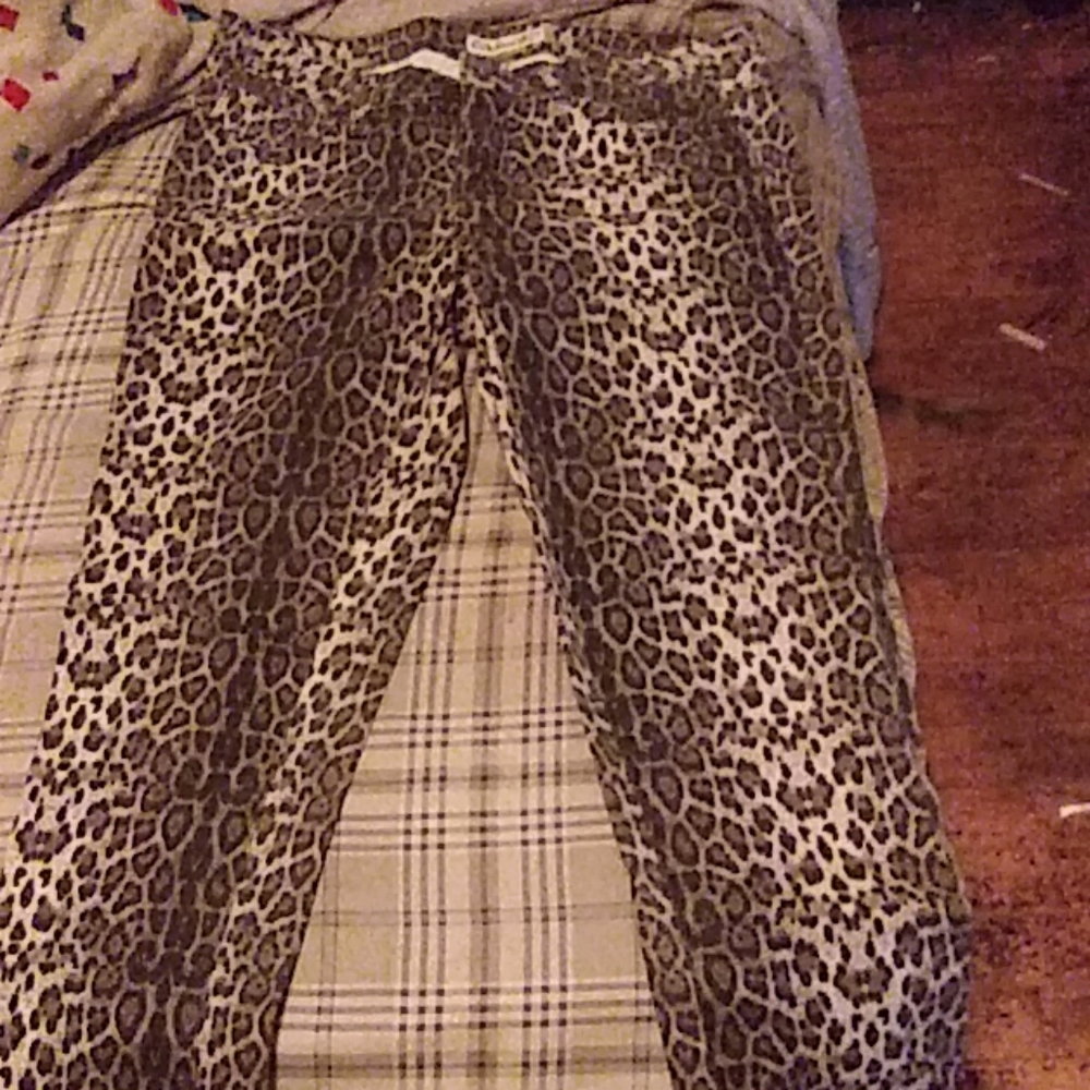 Size 7 leopard print jeans